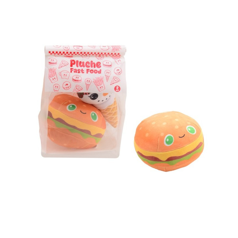 Plush & Play - 2 stuks fastfood in take-away zak (3 ass.)
Plush & Play - 2 stuks fastfood in take-away zak (3 ass.)