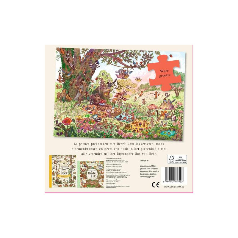 Puzzel: Beers picknick, 100 stukjes Puzzel: Beers picknick, 100 stukjes