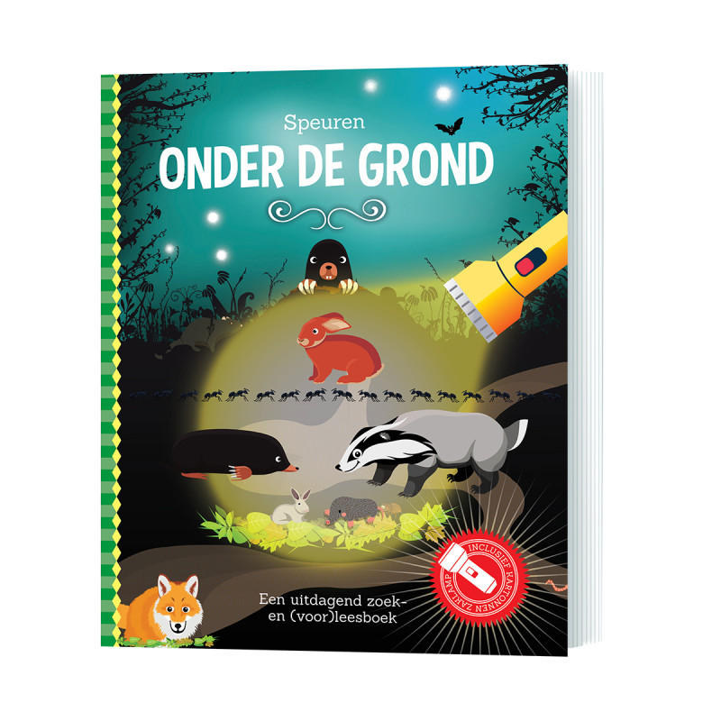 Zaklampboek - Speuren onder de grond Zaklampboek - Speuren onder de grond