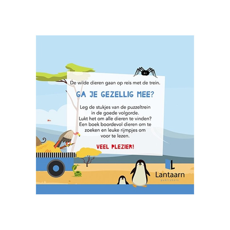 Puzzeltrein - Wilde dieren Puzzeltrein - Wilde dieren
