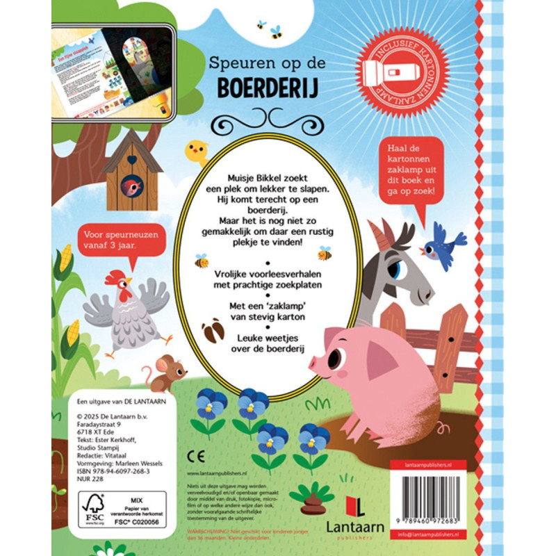 Zaklampboek -Speuren op de boerderij