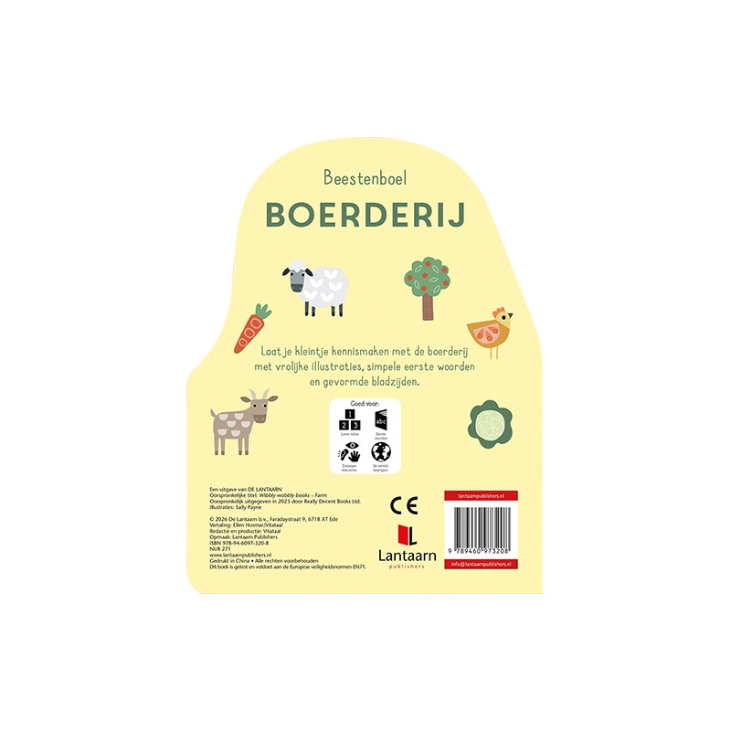 Vormkartonboek -Beestenboel Boerderij Vormkartonboek -Beestenboel Boerderij