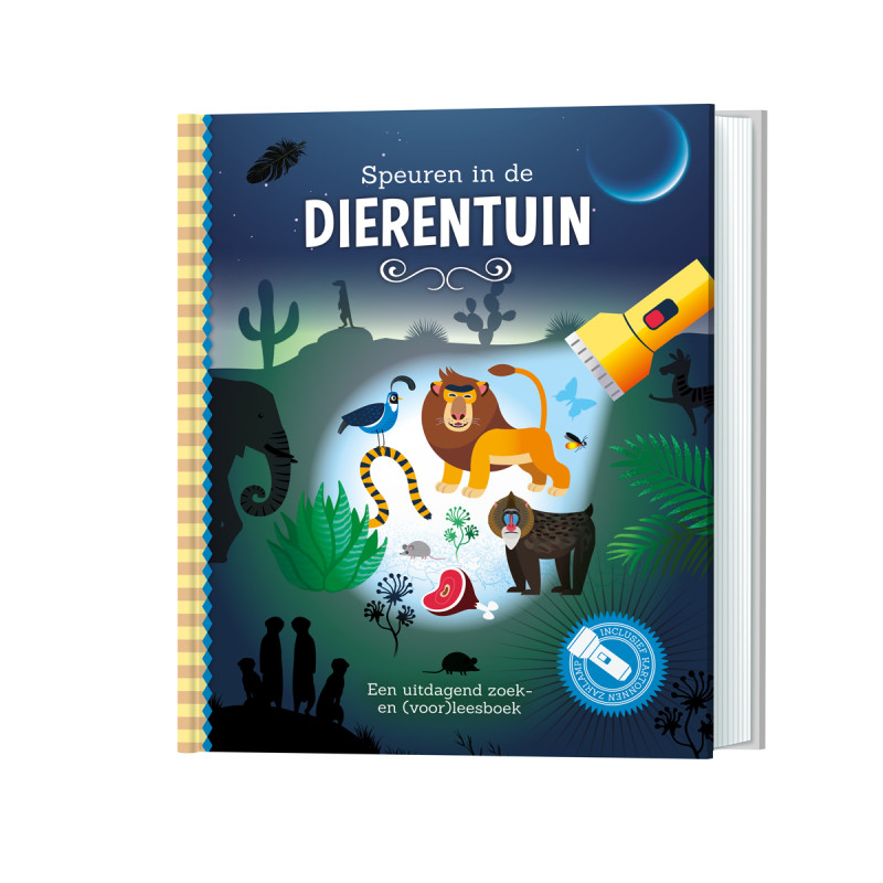 Zaklampboek - Speuren in de dierentuin Zaklampboek - Speuren in de dierentuin
