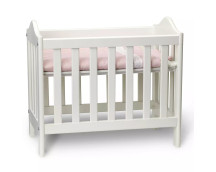 Houten poppenbed (verstelbare bodem)