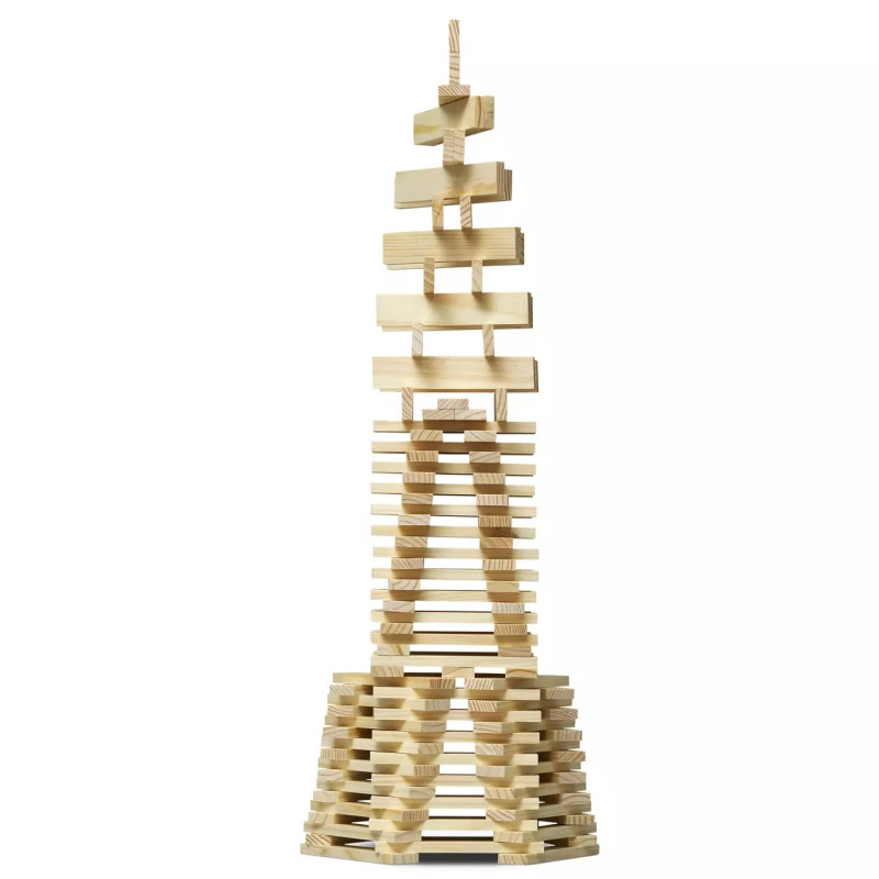 Houten bouwplanken naturel (200 st)