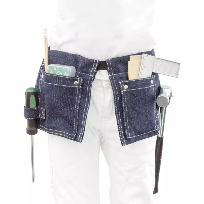 Gereedschapsgordel met inhoud (denim) Gereedschapsgordel met inhoud (denim)