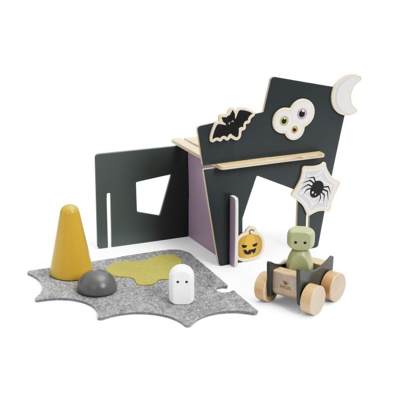 Play World - Houten spookhuis (16-delig)