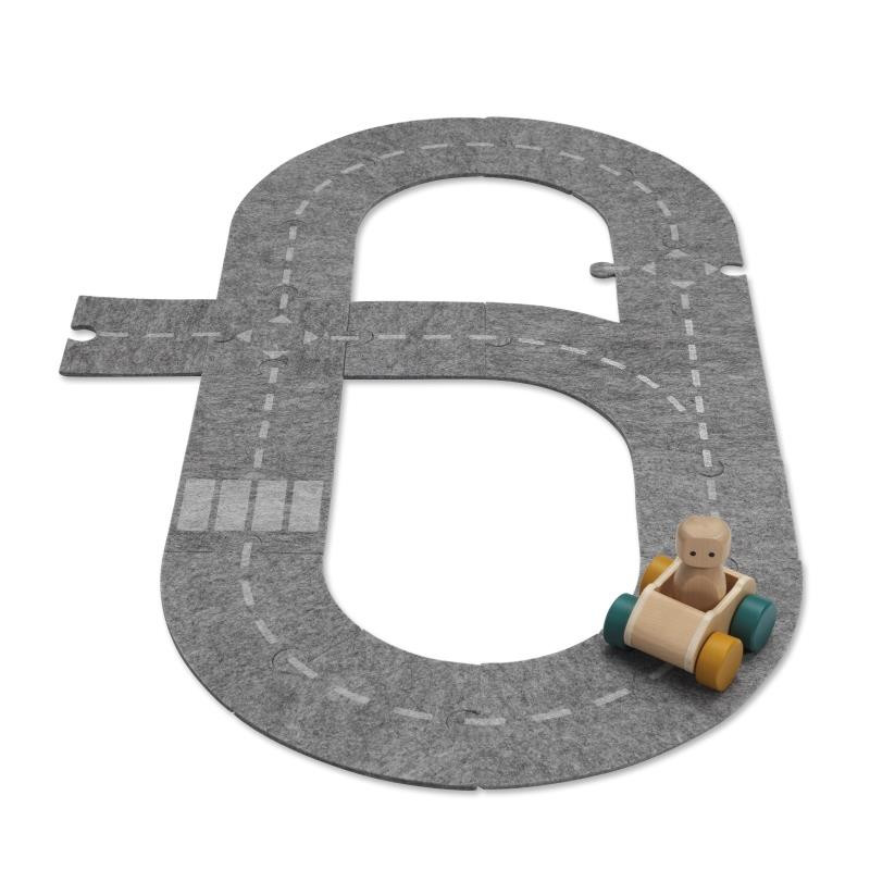 Play World - Vilten straatset (19-delig)