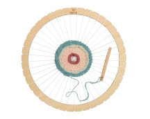 Houten weefraam rond (30cm)