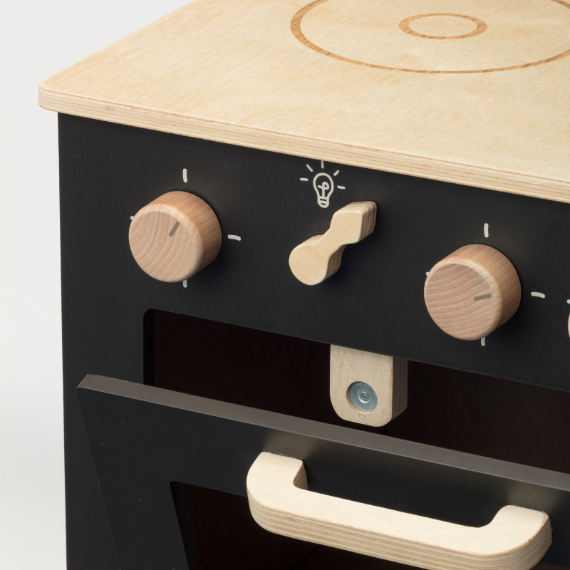 Premium houten speelkeuken (zwart) Premium houten speelkeuken (zwart)