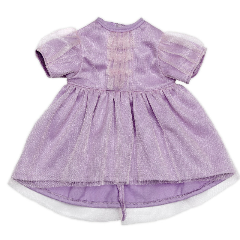 Poppenkleding feestjurk paars (36-40cm) Poppenkleding feestjurk paars (36-40cm)