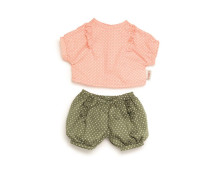 Poppenkleding setje polkadot (36-40cm) Poppenkleding setje polkadot (36-40cm)