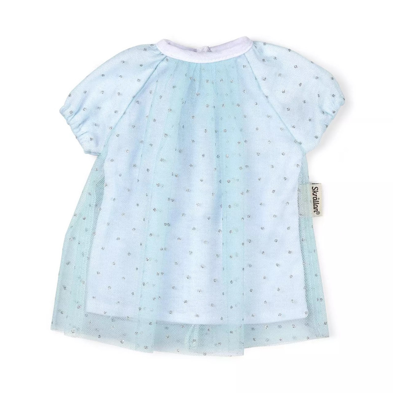 Poppenkleding feestjurk blauw (36-40cm) Poppenkleding feestjurk blauw (36-40cm)