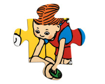Pippi Langkous vloerpuzzel (24 stukjes) Pippi Langkous vloerpuzzel (24 stukjes)