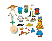 Pippi Langkous magneetpop Pippi Langkous magneetpop