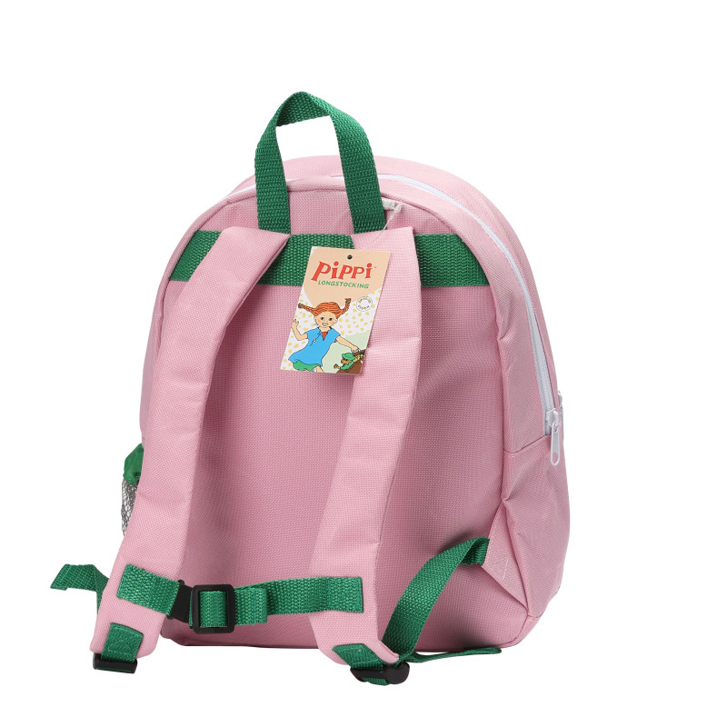 Pippi Langkous - Rugtas print liggend (roze) Pippi Langkous - Rugtas print liggend (roze)
