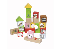 Pippi Langkous - Houten blokken (30st.) Pippi Langkous - Houten blokken (30st.)