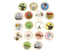 Pippi Langkous - Houten memospel Pippi Langkous - Houten memospel