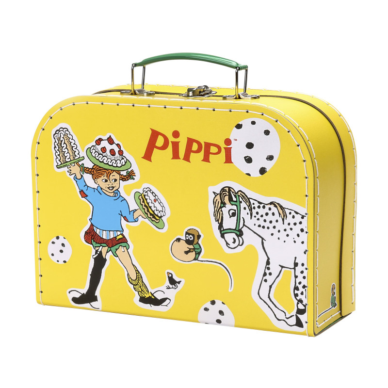 Pippi Langkous koffer geel 25 cm Pippi Langkous koffer geel 25 cm
