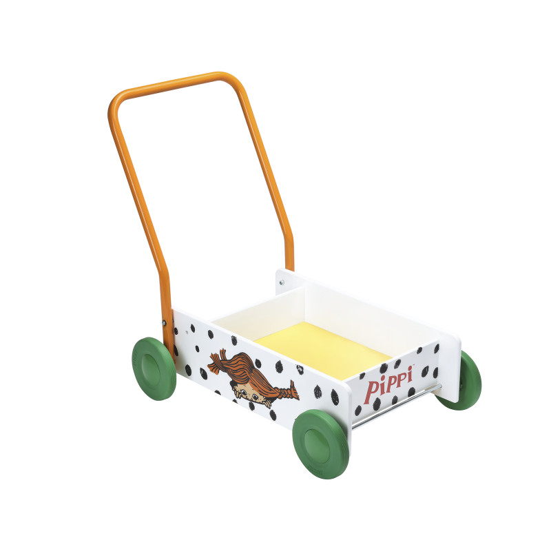 Pippi Langkous - Houten loopwagen Pippi Langkous - Houten loopwagen