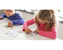 Pippi inkleurbare stickers Pippi inkleurbare stickers