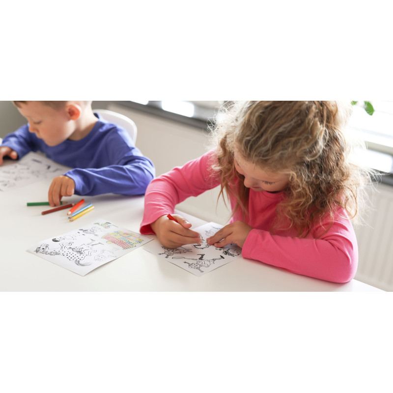 Pippi inkleurbare stickers Pippi inkleurbare stickers