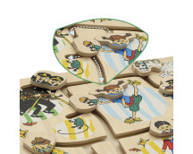 Pippi Langkous - Houten schuifpuzzel