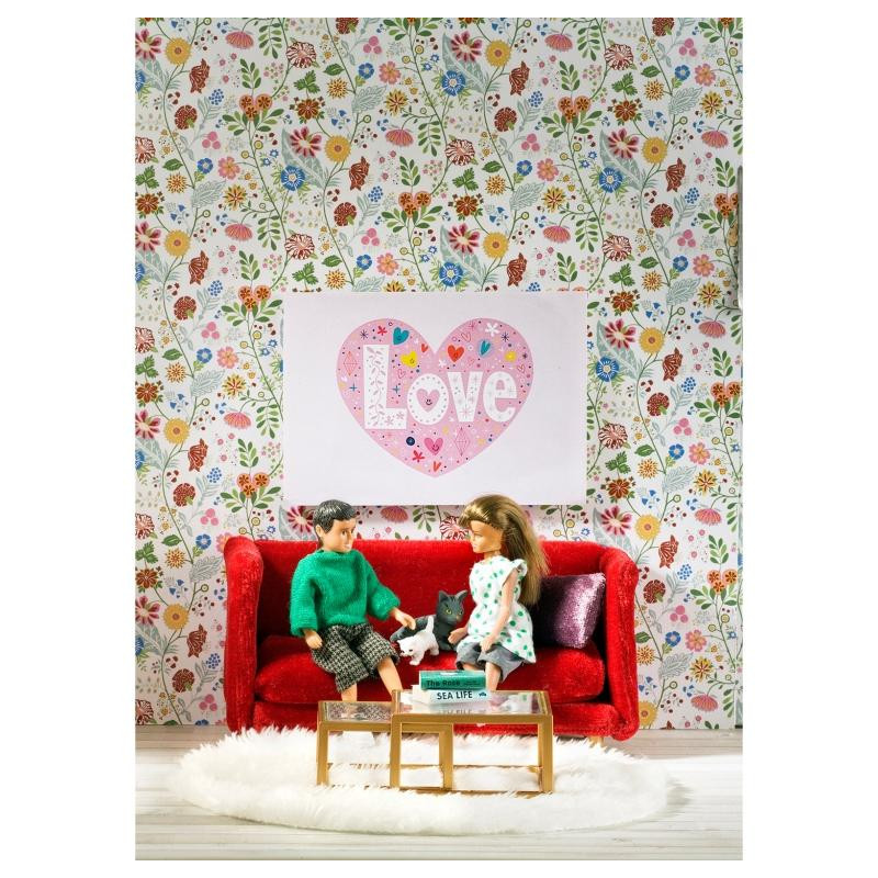 Set - Woonkamer (rood) Set - Woonkamer (rood)