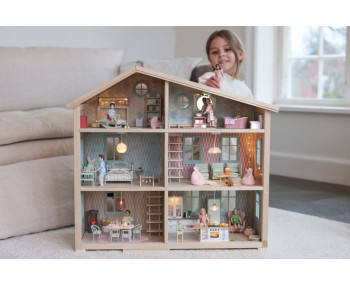 Set - Kinderkamer met huisvormig bed