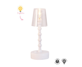Set - Lampen transparant (vloer+hang)