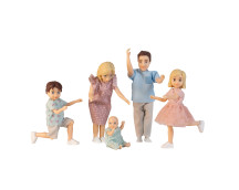 Poppenhuisfamilie 'Charlie' Poppenhuisfamilie 'Charlie'