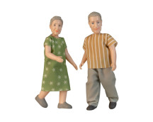 Poppenhuisfiguren opa & oma Poppenhuisfiguren opa & oma