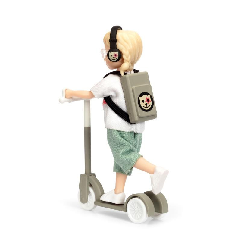 Set - Speelfiguur kind met kickbike Set - Speelfiguur kind met kickbike