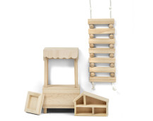 Houten poppenhuismeubels DIY - spelenset Houten poppenhuismeubels DIY - spelenset