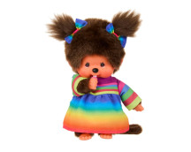 Meisje in regenboogjurk (20 cm) Meisje in regenboogjurk (20 cm)