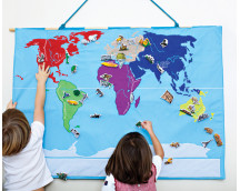 Wereldkaart (exclusief kaartjes) Wereldkaart (exclusief kaartjes)