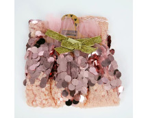 Glitter cape - Roze