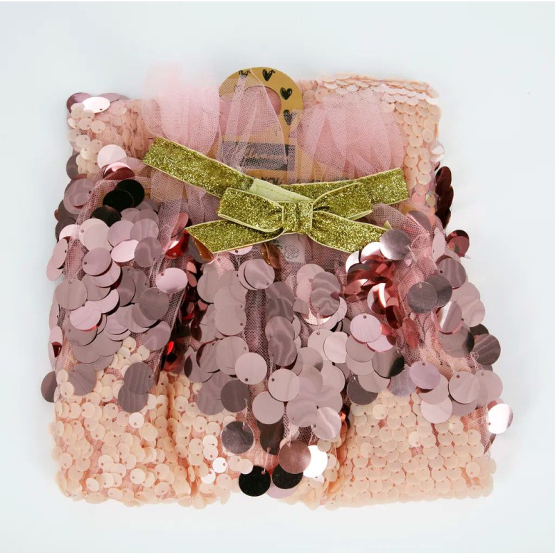 Glitter cape - Roze