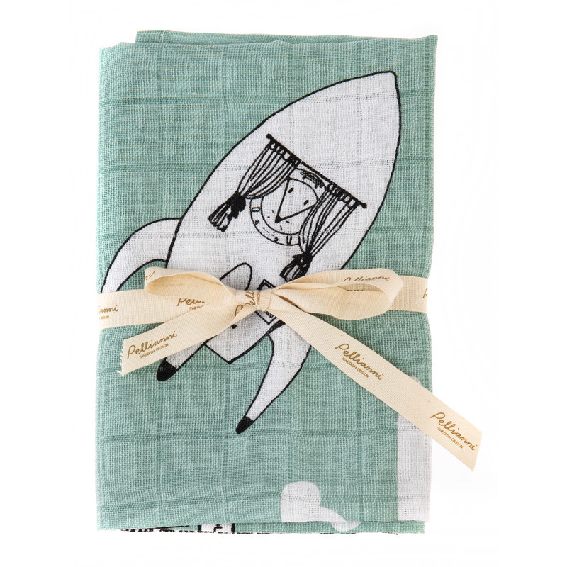 BIO Babydoek city (mousseline/75x75cm)