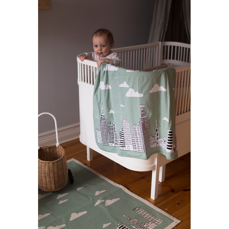 BIO Babydeken city (jersey/100x100cm)