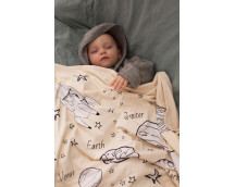 BIO Babydeken space (jersey/100x100cm) BIO Babydeken space (jersey/100x100cm)