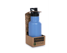 Eco-friendly RVS isoleerfles - blauw mat