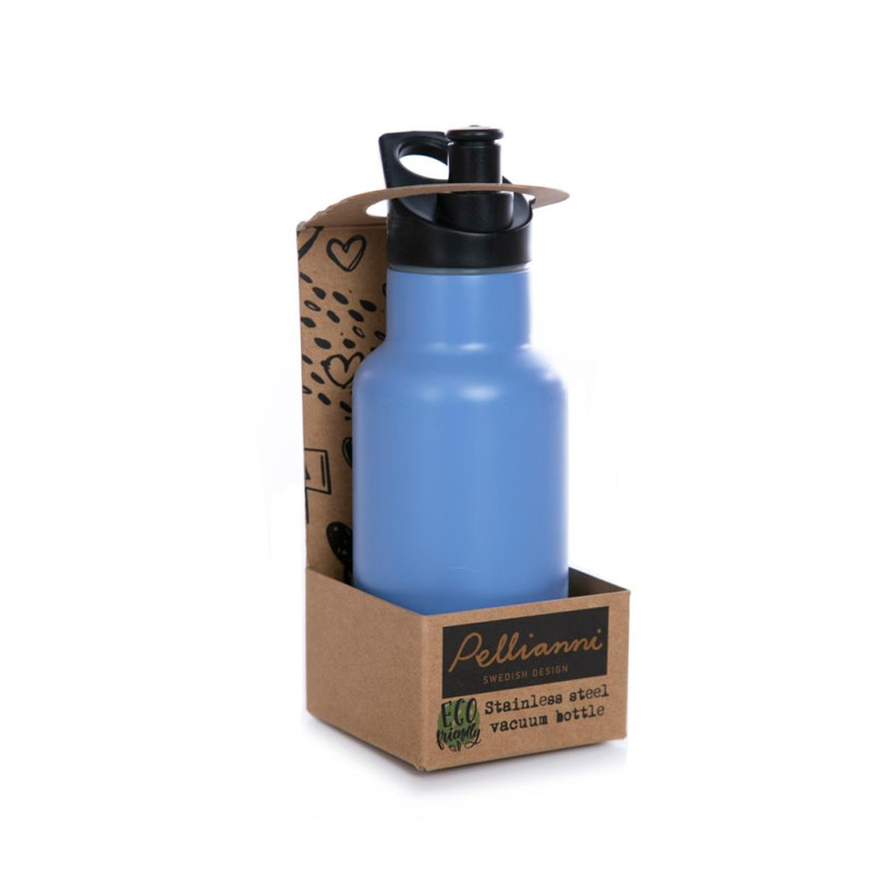 Eco-friendly RVS isoleerfles - blauw mat