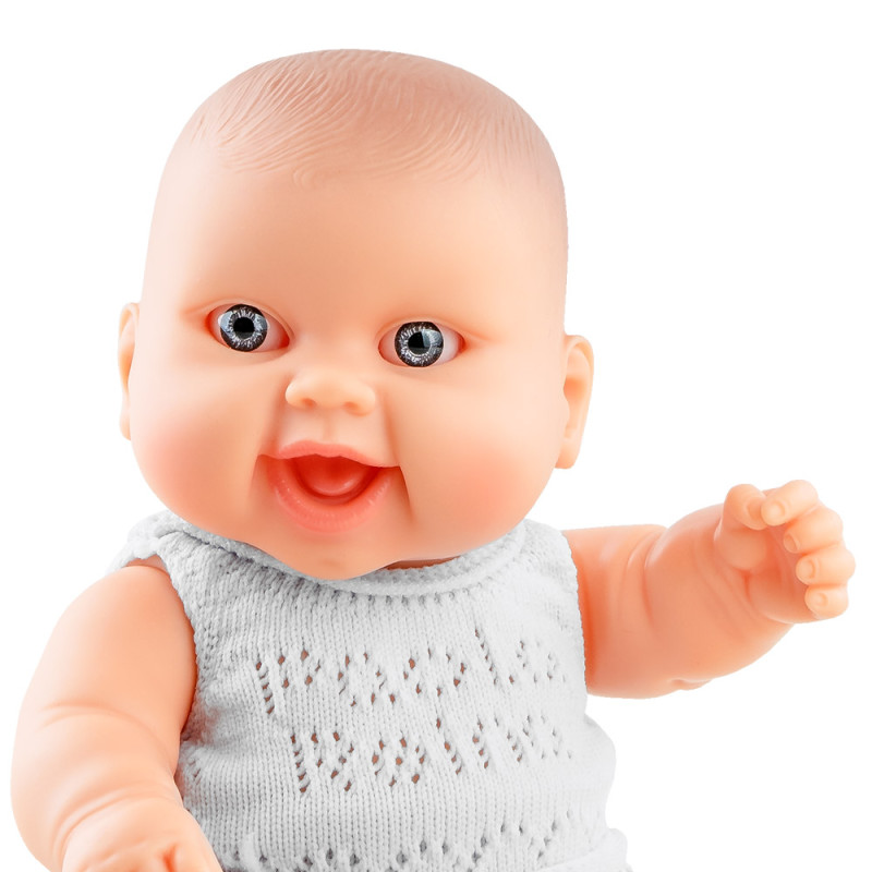 Pop Puppegie blank meisje/lach/ondergoed (doos)