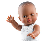 Pop Gordi jongen (donker/ondergoed/34cm)