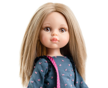 Pop Amigas Carla roze/strikjes (32cm) Pop Amigas Carla roze/strikjes (32cm)