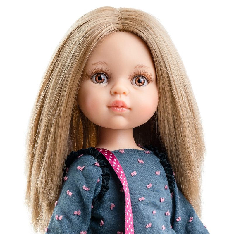 Pop Amigas Carla roze/strikjes (32cm) Pop Amigas Carla roze/strikjes (32cm)