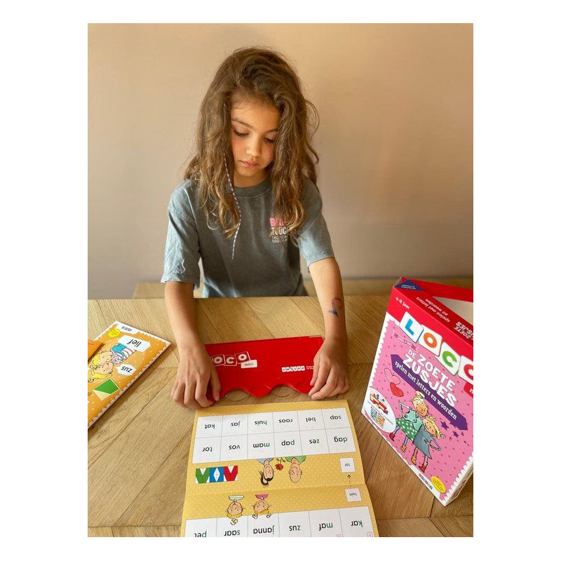 Pakket Loco Mini De Zoete Zusjes- Spelen met letters en woorden Pakket Loco Mini De Zoete Zusjes- Spelen met letters en woorden