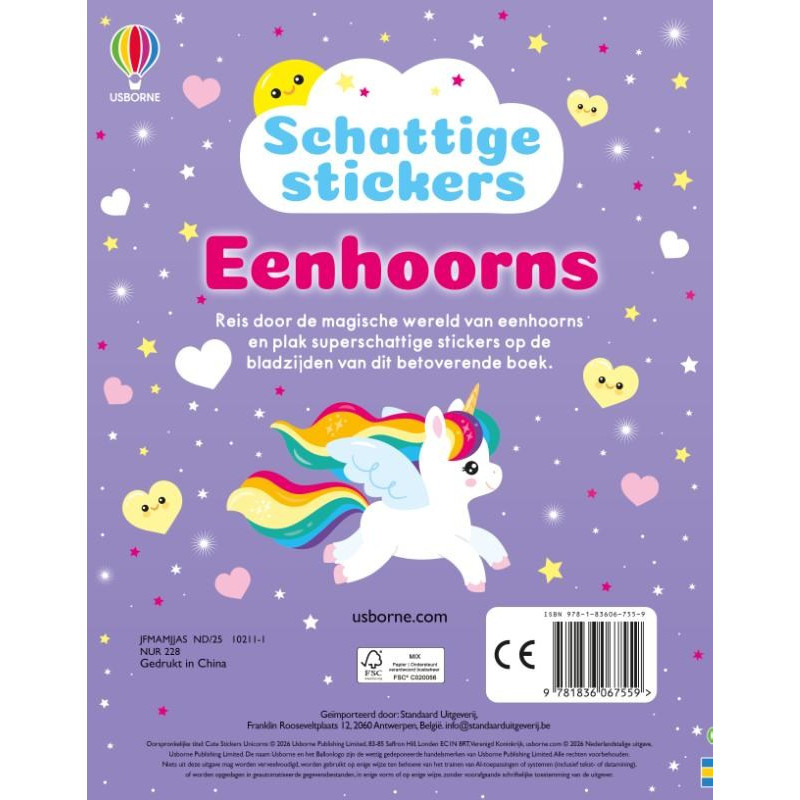 Eenhoorns - schattige stickers Eenhoorns - schattige stickers