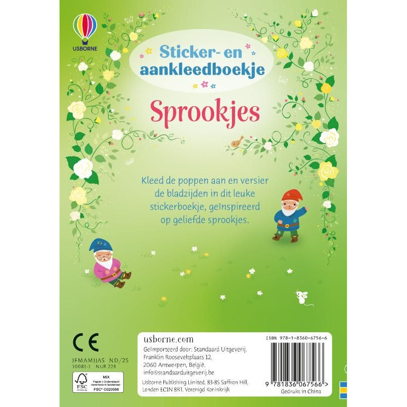 Sprookjes - sticker- en aankleedboekje Sprookjes - sticker- en aankleedboekje